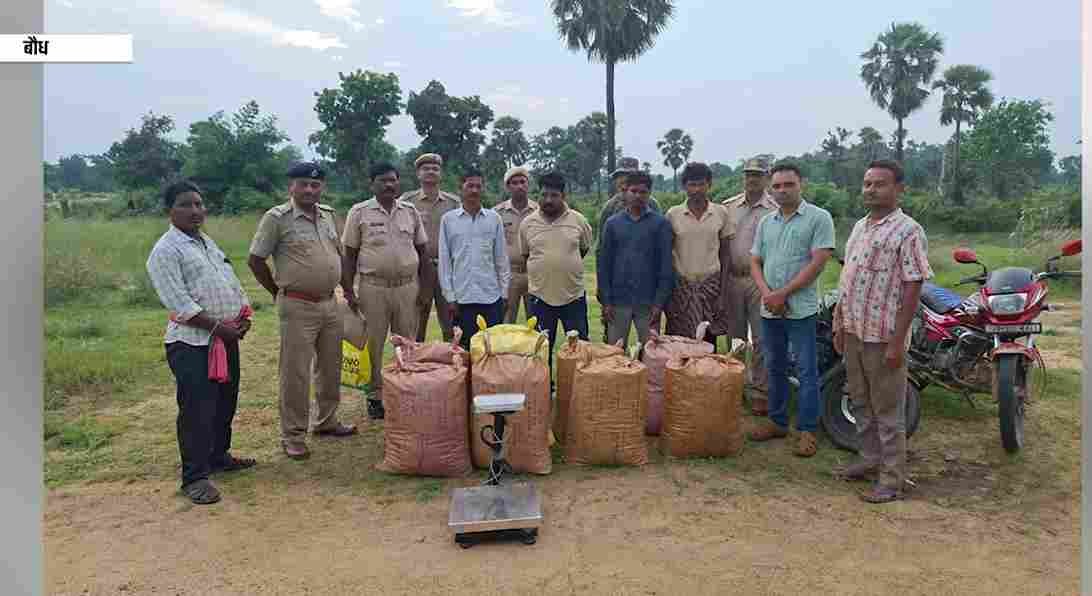 ओडिशा में मनमुंडा पुलिस की बड़ी कार्रवाई, 100 किलो से अधिक गांजा जब्त